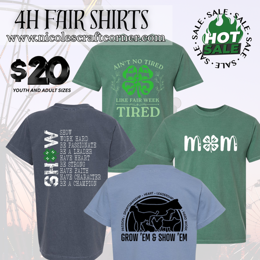 4H COMFORT COLORS FAIR T-SHIRTS
