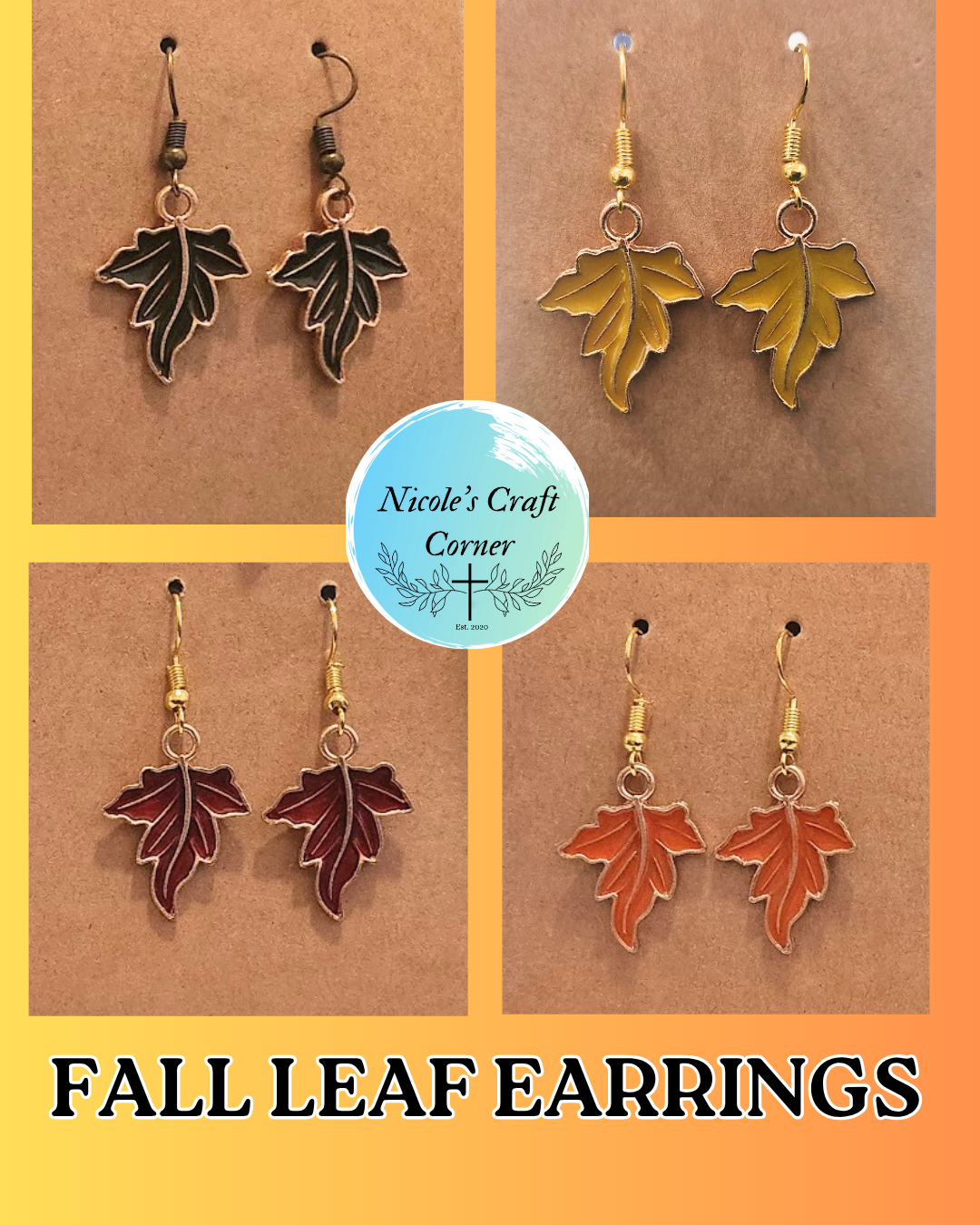Fall Leaf Earrings