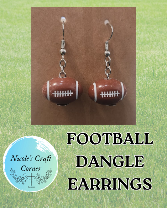 Football Earrings