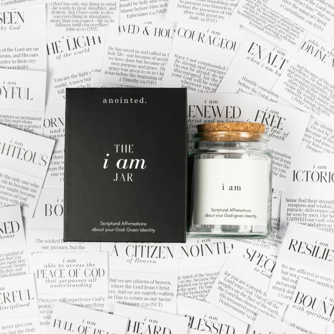 I AM Scripture Affirmation Jar – Our Identity | ANOINTED LA