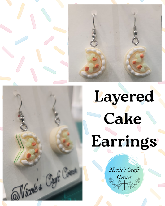 Layered Cake Earrings