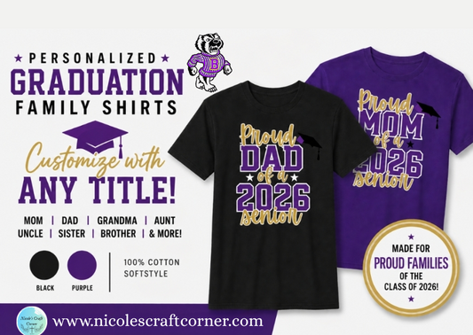 Custom Family Graduation T-Shirt