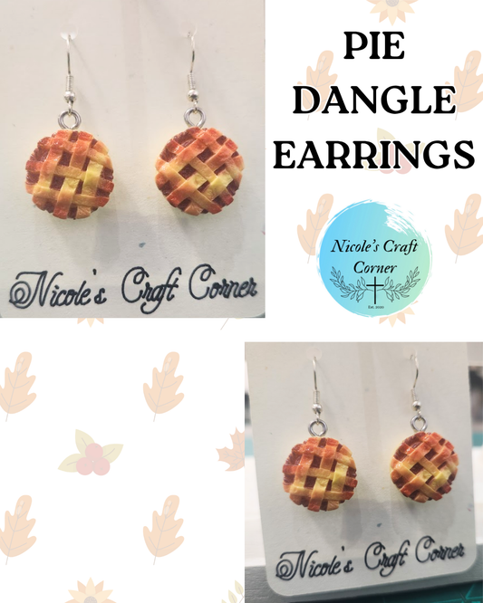 Pie Dangle Earrings
