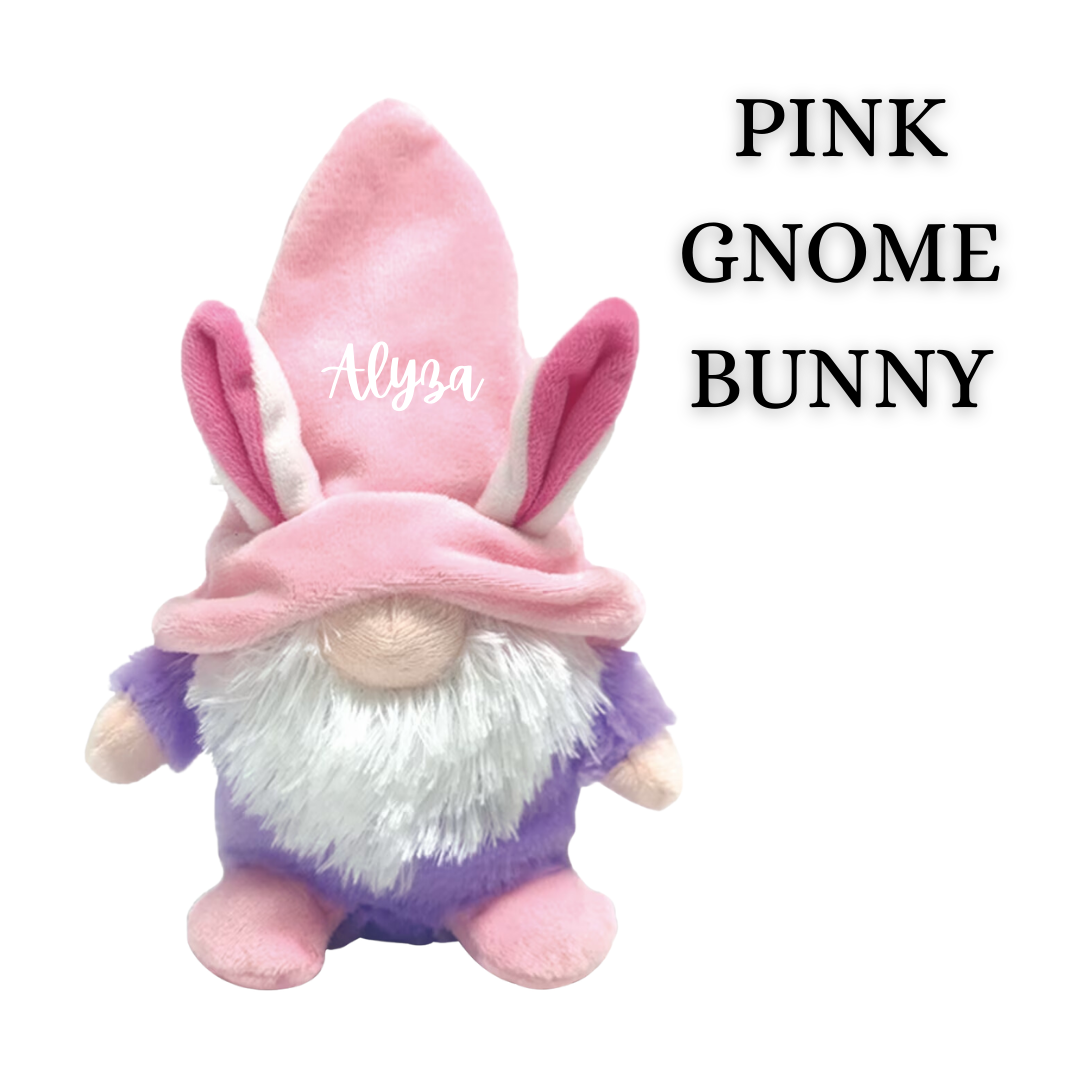 Personalized Stuffed Easter Gnomies