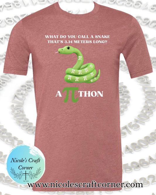 Pi Day Python Shirt