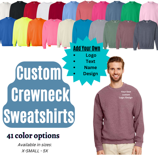 Adult Custom Crewneck Sweatshirts