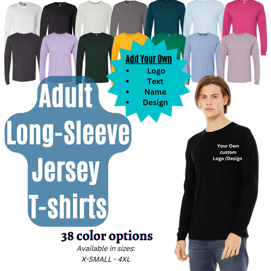 Adult Long-Sleeve Jersey T-shirts