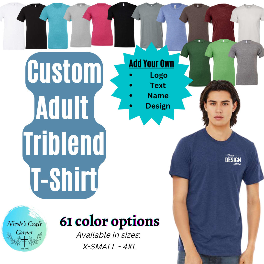 Custom Triblend T-Shirt