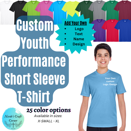 Youth Performance Short Sleeve T-Shirts