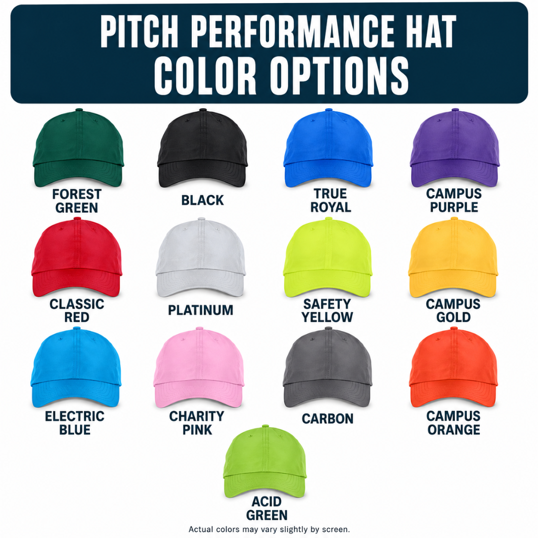 Custom Pitch Performance Hat | Personalized Moisture-Wicking Cap