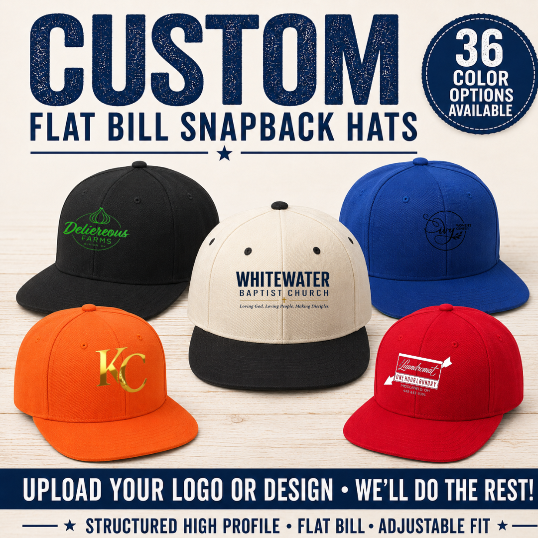 YP Classics Premium Flat Bill Snapback Cap
