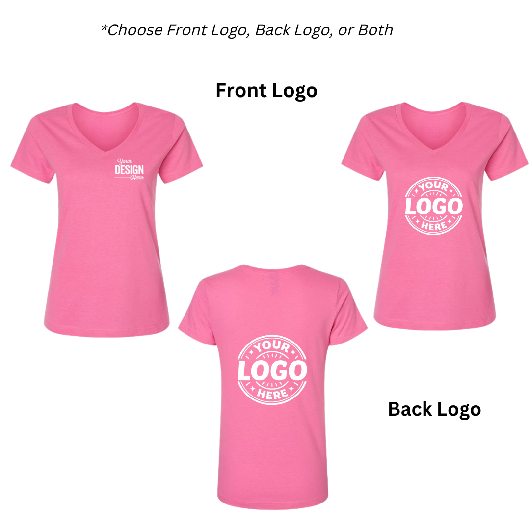 Custom  Women’s  Softstyle  V-Neck T-Shirt