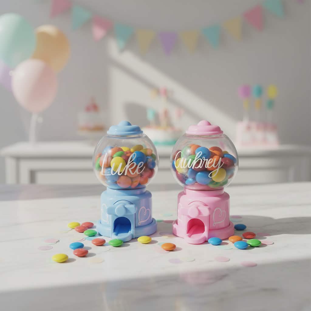 Personalized Mini Candy Dispensers