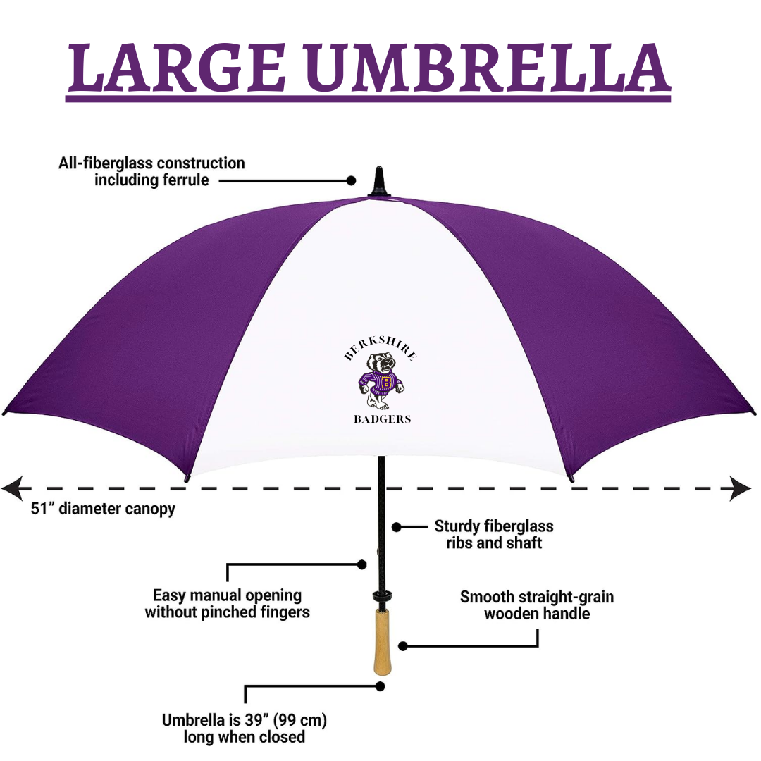 Berkshire Badgers Umbrellas