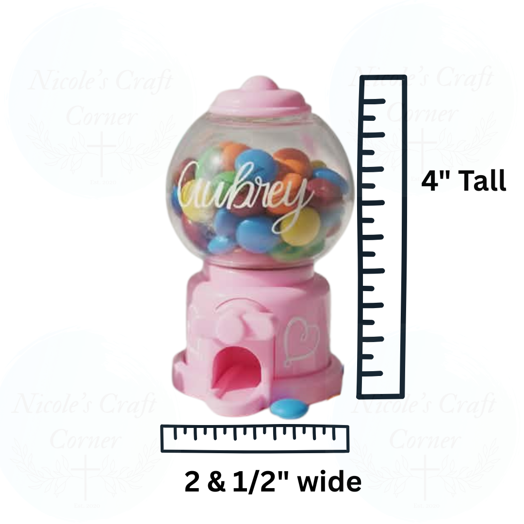 Personalized Mini Candy Dispensers