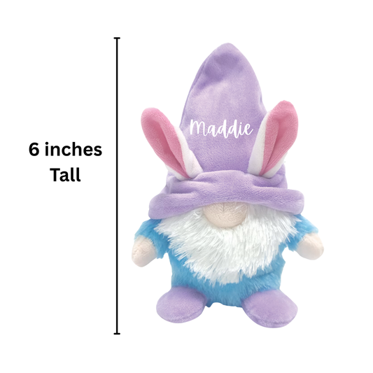 Personalized Stuffed Easter Gnomies