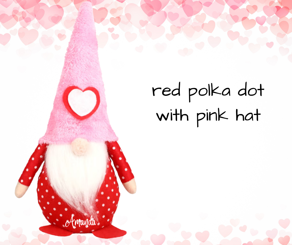 Personalized Valentine's Day Gnomies, Personalized Valentines Gnomes, Personalized Gnomes, Custom Valentine's Day Gift
