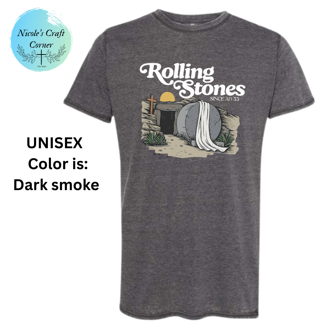 Rolling Stones Easter Jersey Acid Washed T-Shirt