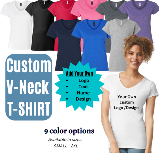 Women's Fitted V-Neck T-Shirts