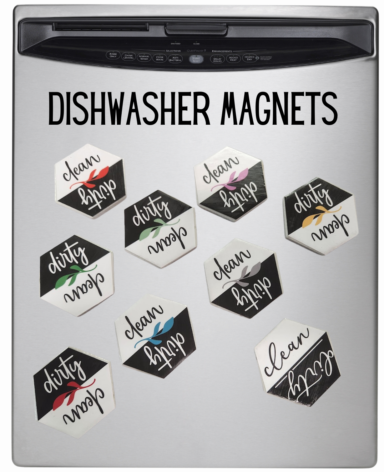 Dirty/Clean Dishwasher Magnet