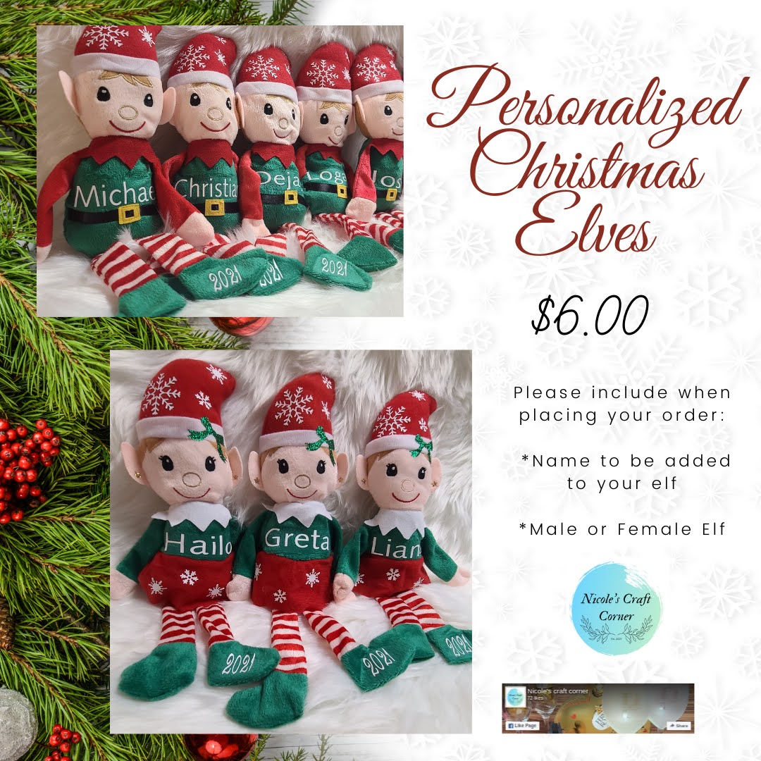 Personalized Christmas Elves