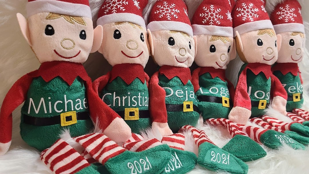 Personalized plush hot sale elves