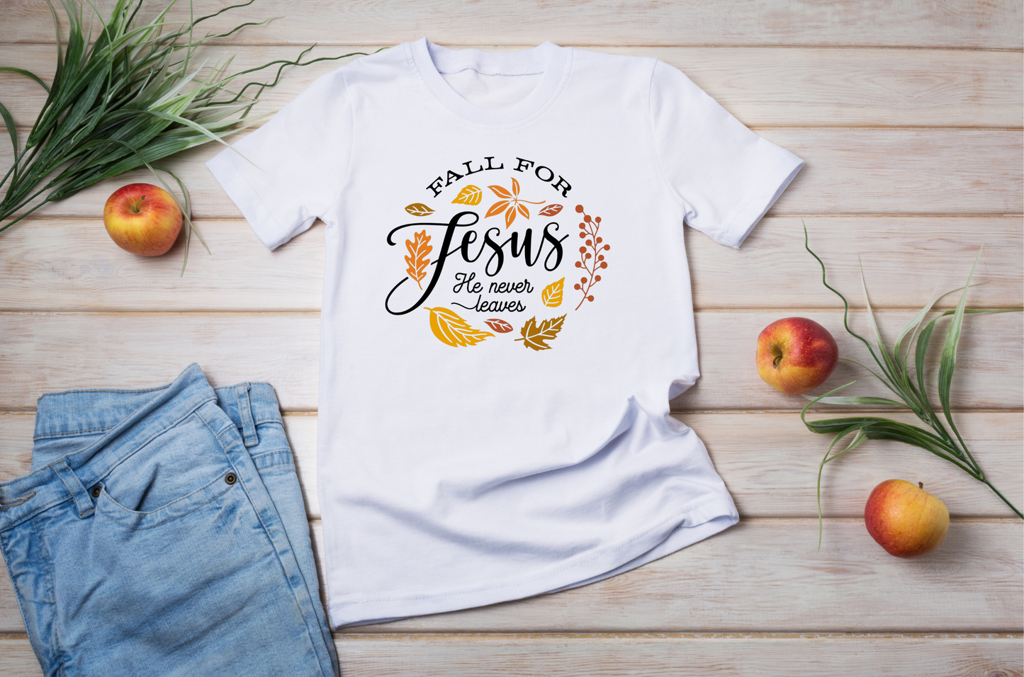 Fall for Jesus T-Shirt, Christian Shirt, Jesus T-Shirt, Fall T-Shirt