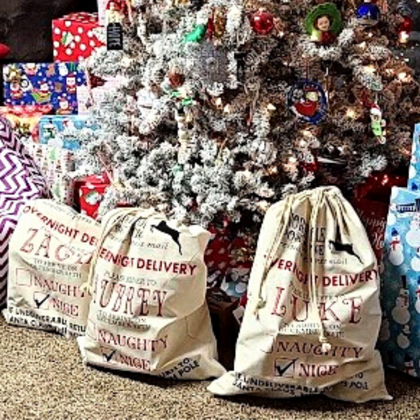 Personalized Santa Sacks