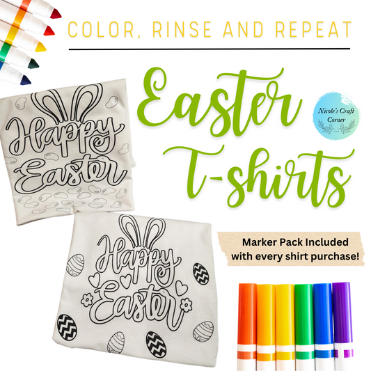 Color, Rinse and Repeat Youth Easter Shirts